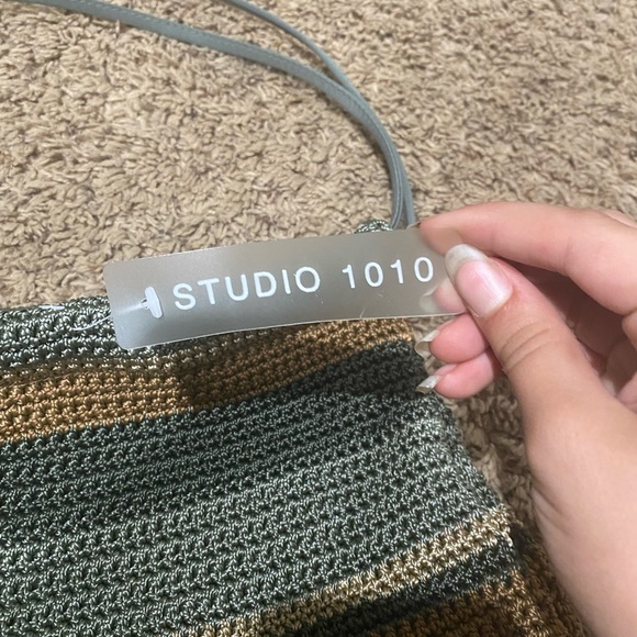 Beautiful Studio 1010 crochet boho purse. NWT - Picture 2 of 3